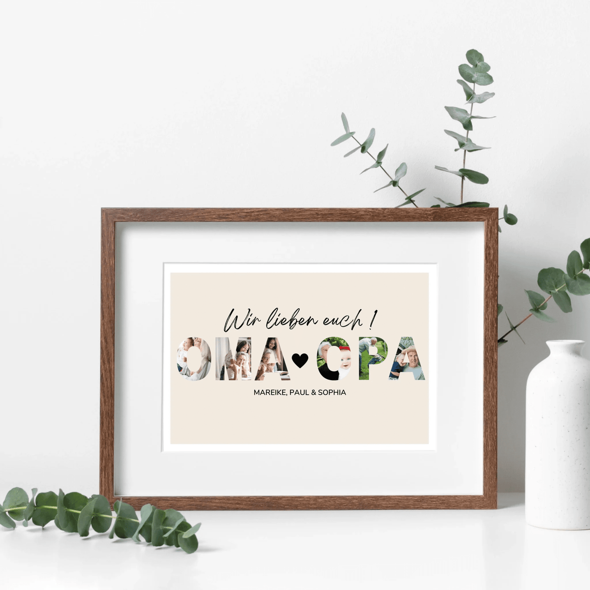 Personalisiertes Foto-Poster für Oma und Opa Little Mathilda Little Mathilda Poster