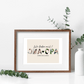 Personalisiertes Foto-Poster für Oma und Opa Little Mathilda Little Mathilda Poster