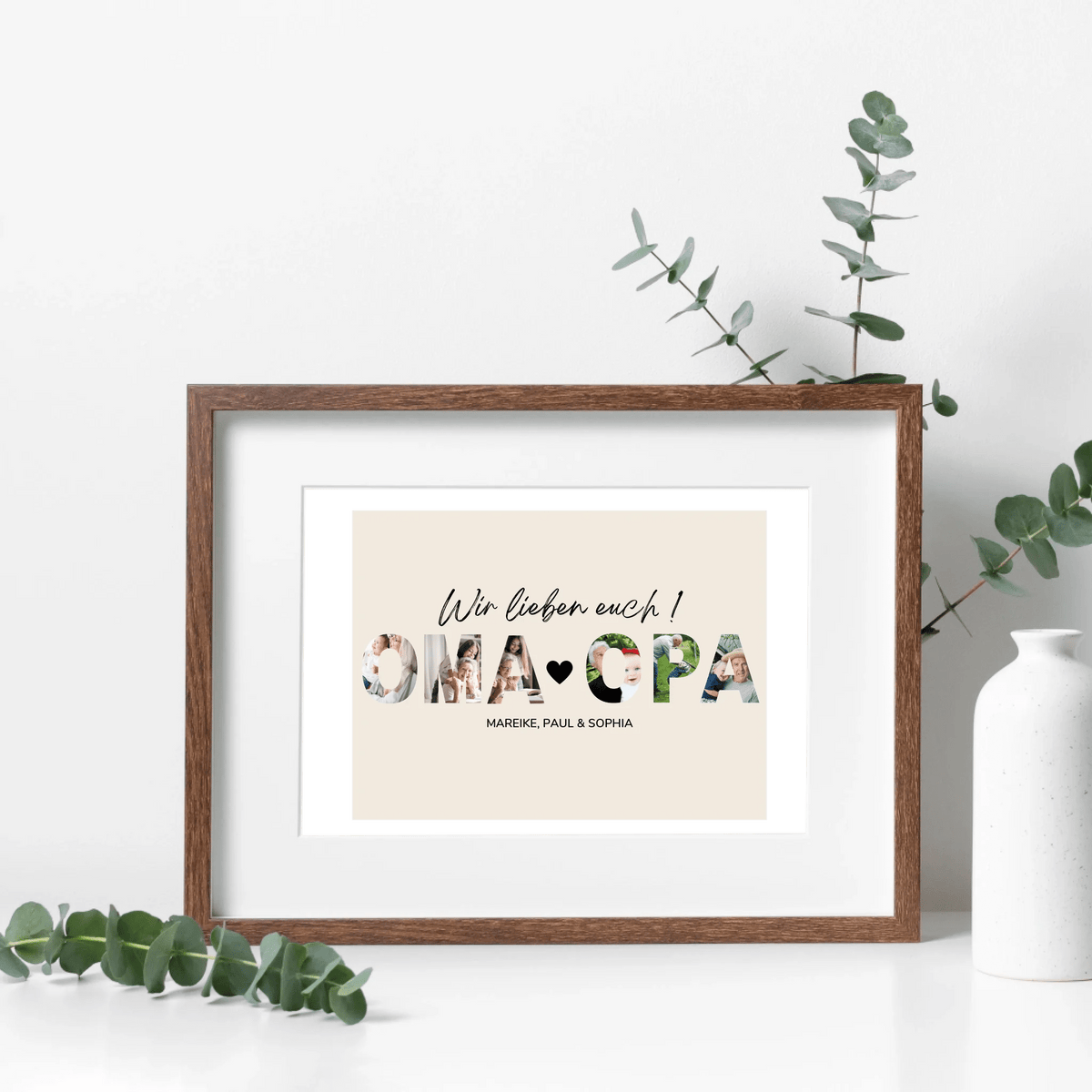 Personalisiertes Foto-Poster für Oma und Opa Little Mathilda Little Mathilda Poster