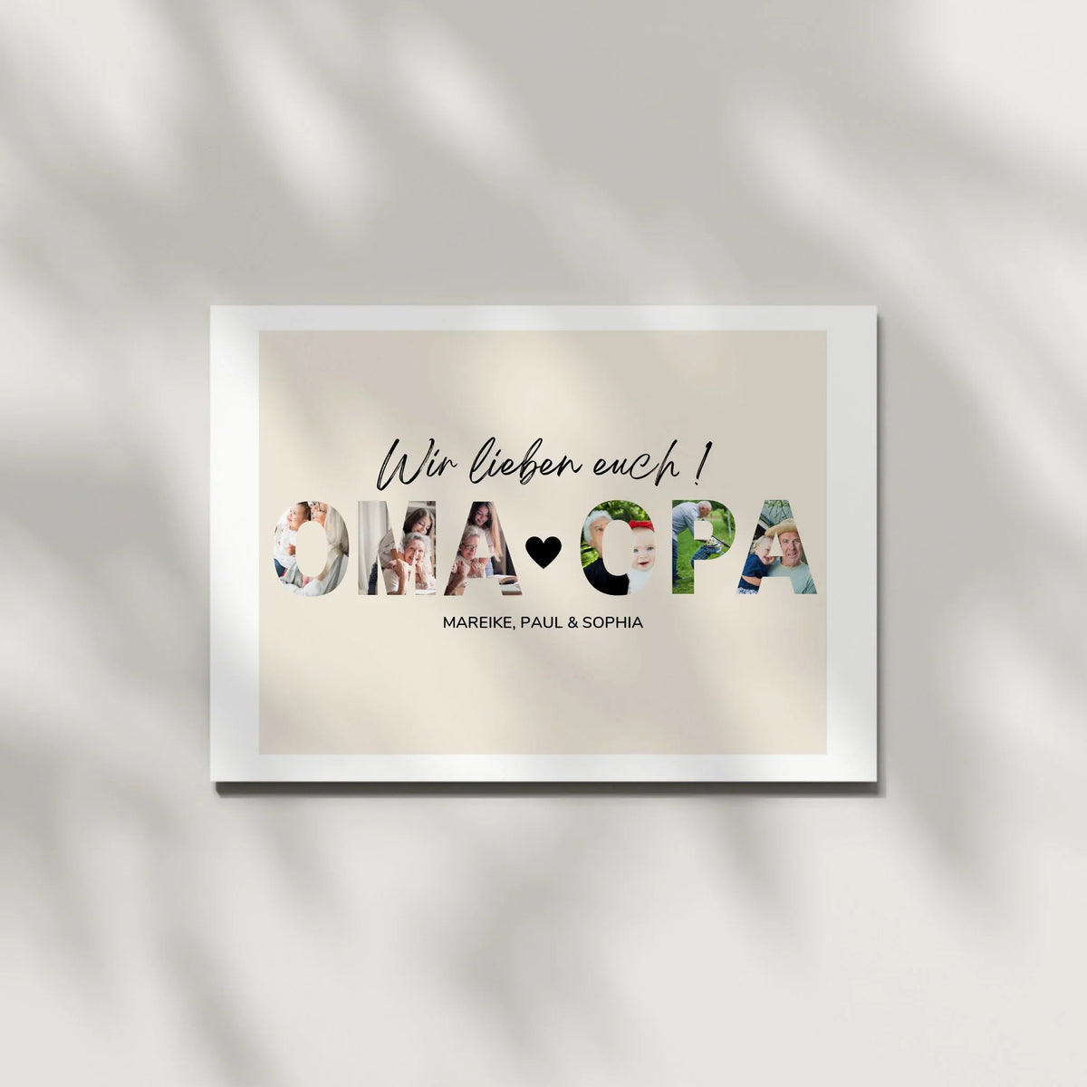 Personalisiertes Foto-Poster für Oma und Opa Little Mathilda Little Mathilda Poster