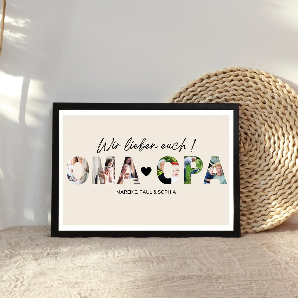 Personalisiertes Foto-Poster für Oma und Opa Little Mathilda Little Mathilda Poster