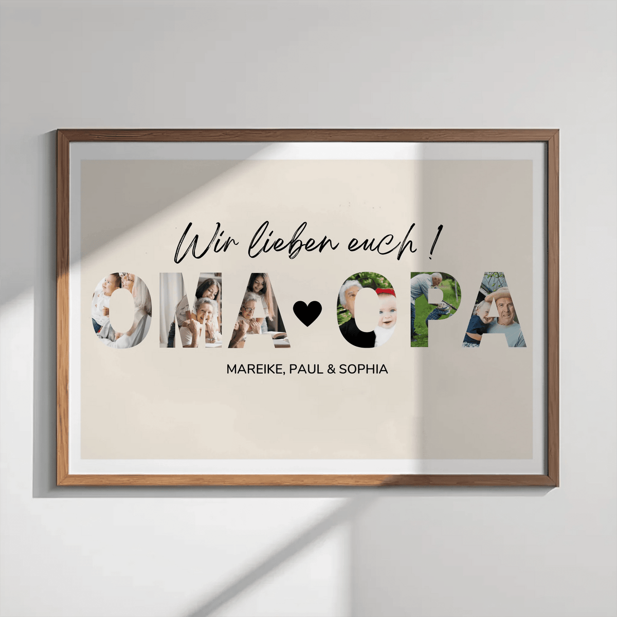 Personalisiertes Foto-Poster für Oma und Opa Little Mathilda Little Mathilda Poster