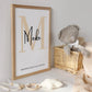 Personalisiertes Geburtsposter - Geburtsanzeiger Little Mathilda Little Mathilda Poster