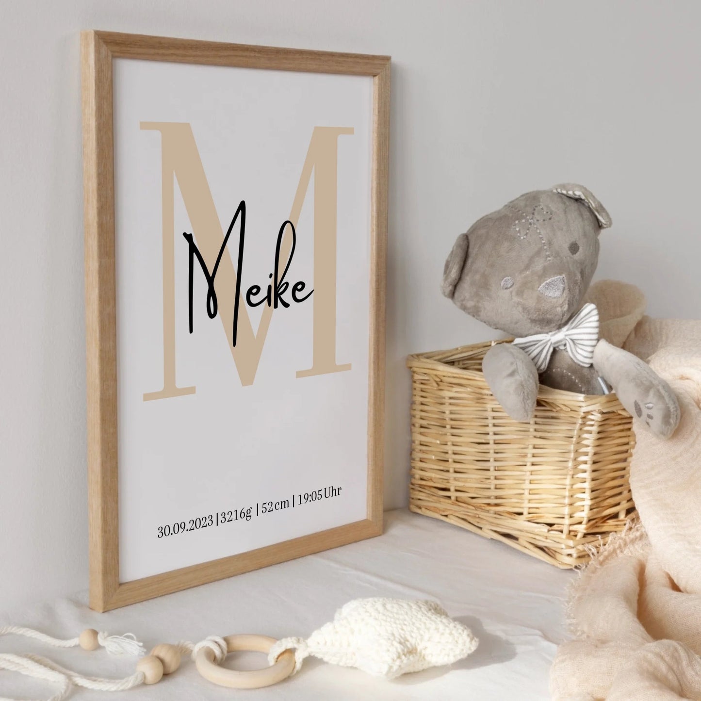 Personalisiertes Geburtsposter - Geburtsanzeiger Little Mathilda Little Mathilda Poster