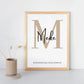 Personalisiertes Geburtsposter - Geburtsanzeiger Little Mathilda Little Mathilda Poster