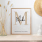 Personalisiertes Geburtsposter - Geburtsanzeiger Little Mathilda Little Mathilda Poster