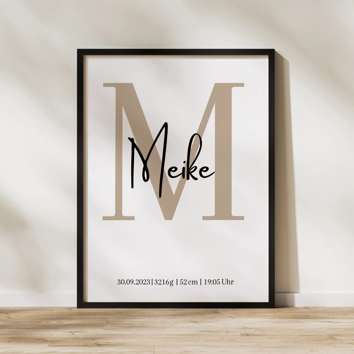 Personalisiertes Geburtsposter – Geschenk zur Geburt Little Mathilda Little Mathilda Poster