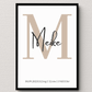 Personalisiertes Geburtsposter – Geschenk zur Geburt Little Mathilda Little Mathilda Poster