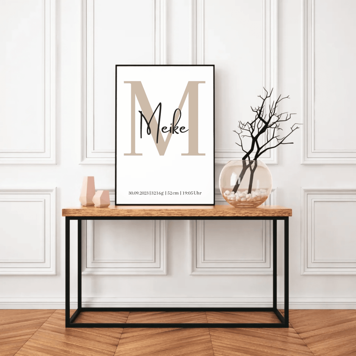 Personalisiertes Geburtsposter – Geschenk zur Geburt Little Mathilda Little Mathilda Poster