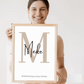 Personalisiertes Geburtsposter – Geschenk zur Geburt Little Mathilda Little Mathilda Poster