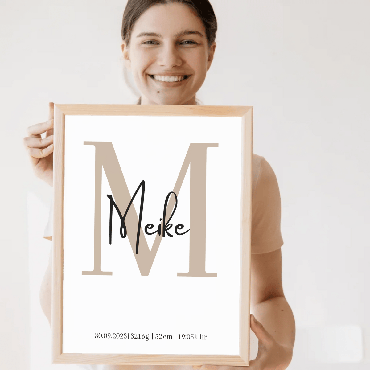 Personalisiertes Geburtsposter – Geschenk zur Geburt Little Mathilda Little Mathilda Poster