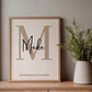 Personalisiertes Geburtsposter – Geschenk zur Geburt Little Mathilda Little Mathilda Poster