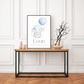 Personalisiertes Geburtsposter mit Elefant, Luftballon und Geburtsdaten Little Mathilda Little Mathilda Poster
