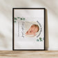 Personalisiertes Geburtsposter mit Foto & Geburtsdaten – Eukalyptus Design fürs Kinderzimmer Little Mathilda Little Mathilda Poster