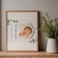 Personalisiertes Geburtsposter mit Foto & Geburtsdaten – Eukalyptus Design fürs Kinderzimmer Little Mathilda Little Mathilda Poster