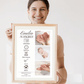 Personalisiertes Geburtsposter mit Fotos Personalisiertes Geburtsposter mit Fotos– inkl. Namen & Geburtsdaten Little Mathilda Little Mathilda Poster