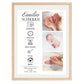 Personalisiertes Geburtsposter mit Fotos Personalisiertes Geburtsposter mit Fotos– inkl. Namen & Geburtsdaten Little Mathilda Little Mathilda Poster