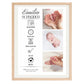 Personalisiertes Geburtsposter mit Fotos Personalisiertes Geburtsposter mit Fotos– inkl. Namen & Geburtsdaten Little Mathilda Little Mathilda Poster