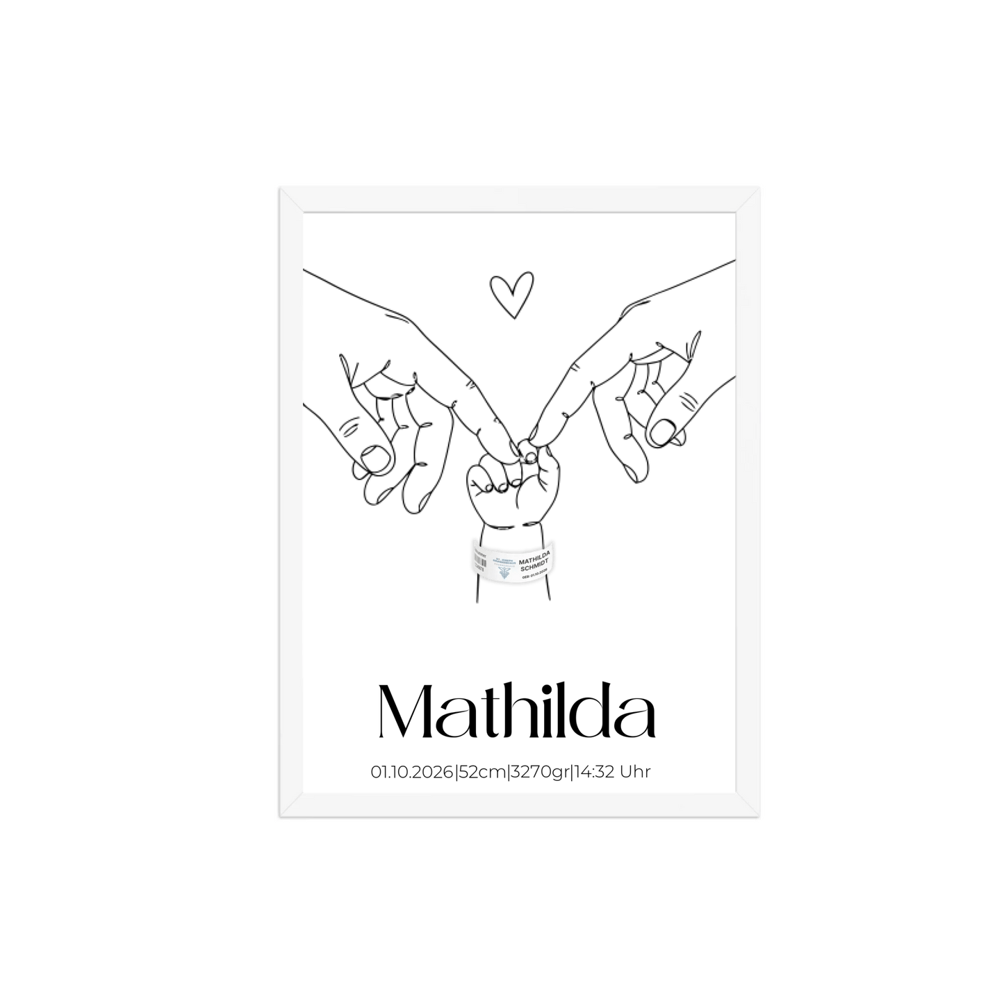 weisser bilderrahmen 