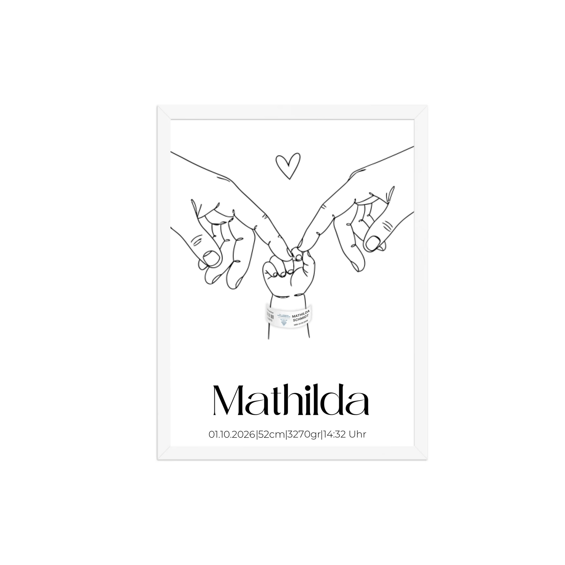 weisser bilderrahmen 