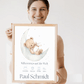 Personalisiertes Geburtsposter mit Namen & Geburtsdaten - „Willkommen auf der Welt“ Little Mathilda Little Mathilda Poster