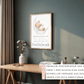 Personalisiertes Geburtsposter mit Namen & Geburtsdaten - „Willkommen auf der Welt“ Little Mathilda Little Mathilda Poster