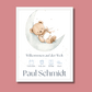 Personalisiertes Geburtsposter mit Namen & Geburtsdaten - „Willkommen auf der Welt“ Little Mathilda Little Mathilda Poster