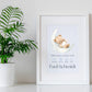 Personalisiertes Geburtsposter mit Namen & Geburtsdaten - „Willkommen auf der Welt“ Little Mathilda Little Mathilda Poster