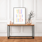 Personalisiertes Geburtsposter mit Wunschtext - buntes Poster zur Geburt fürs Babyzimmer Little Mathilda Little Mathilda Poster