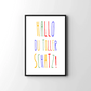 Personalisiertes Geburtsposter mit Wunschtext - buntes Poster zur Geburt fürs Babyzimmer Little Mathilda Little Mathilda Poster