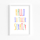 Personalisiertes Geburtsposter mit Wunschtext - buntes Poster zur Geburt fürs Babyzimmer Little Mathilda Little Mathilda Poster