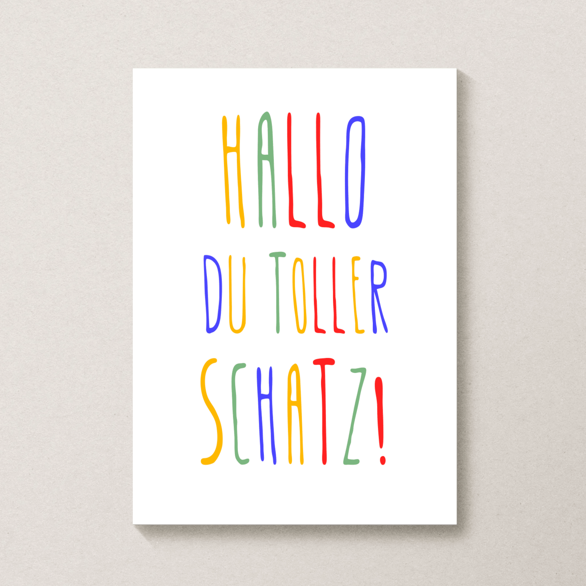 Personalisiertes Geburtsposter mit Wunschtext - buntes Poster zur Geburt fürs Babyzimmer Little Mathilda Little Mathilda Poster