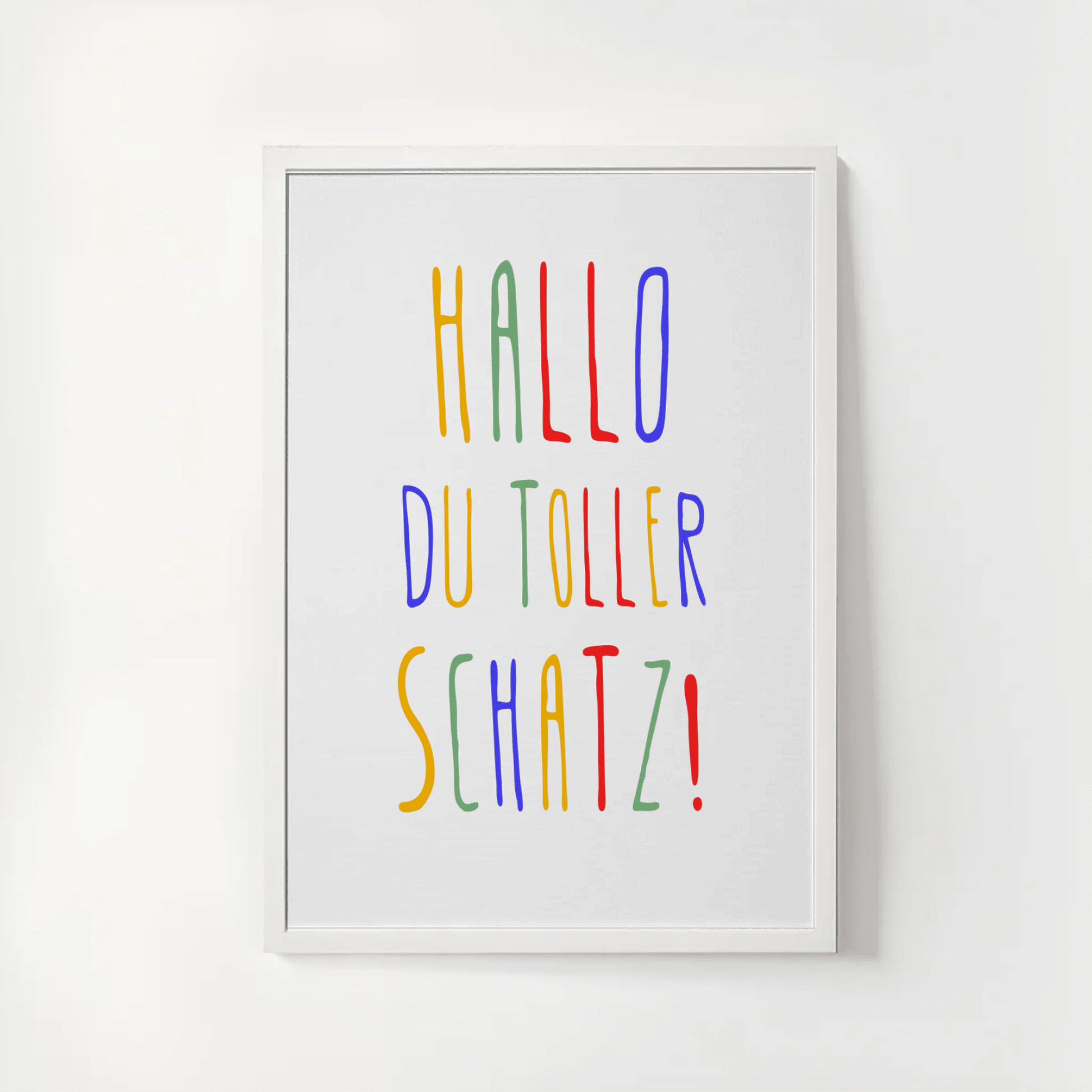 Personalisiertes Geburtsposter mit Wunschtext - buntes Poster zur Geburt fürs Babyzimmer Little Mathilda Little Mathilda Poster