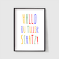 Personalisiertes Geburtsposter mit Wunschtext - buntes Poster zur Geburt fürs Babyzimmer Little Mathilda Little Mathilda Poster