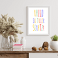 Personalisiertes Geburtsposter mit Wunschtext - buntes Poster zur Geburt fürs Babyzimmer Little Mathilda Little Mathilda Poster