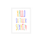 Personalisiertes Geburtsposter mit Wunschtext - buntes Poster zur Geburt fürs Babyzimmer Little Mathilda Little Mathilda Poster