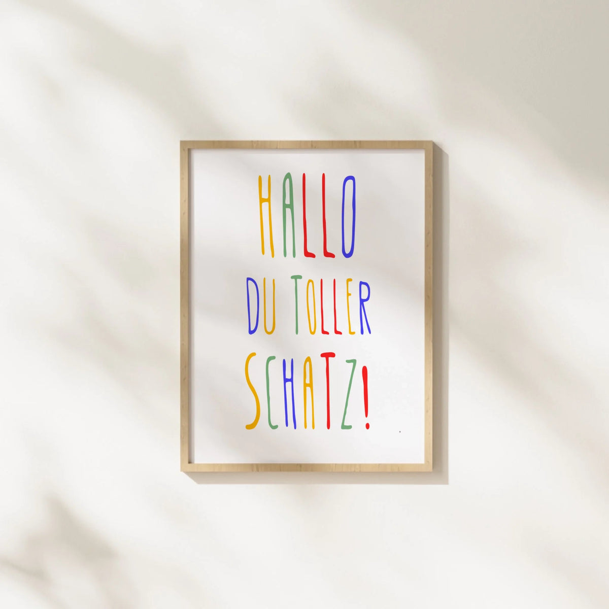 Personalisiertes Geburtsposter mit Wunschtext - buntes Poster zur Geburt fürs Babyzimmer Little Mathilda Little Mathilda Poster