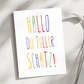 Personalisiertes Geburtsposter mit Wunschtext - buntes Poster zur Geburt fürs Babyzimmer Little Mathilda Little Mathilda Poster