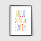 Personalisiertes Geburtsposter mit Wunschtext - buntes Poster zur Geburt fürs Babyzimmer Little Mathilda Little Mathilda Poster
