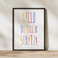 Personalisiertes Geburtsposter mit Wunschtext - buntes Poster zur Geburt fürs Babyzimmer Little Mathilda Little Mathilda Poster