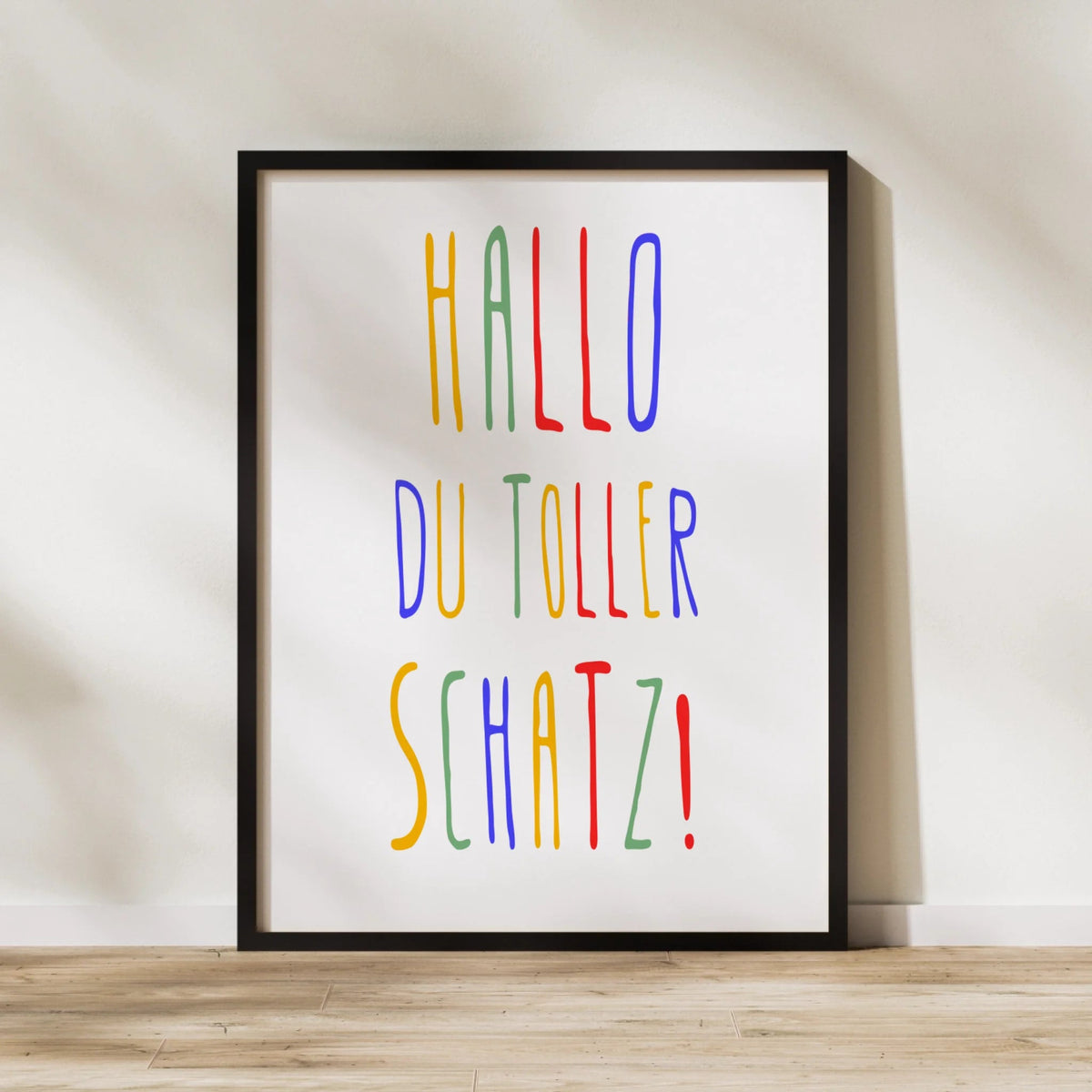 Personalisiertes Geburtsposter mit Wunschtext - buntes Poster zur Geburt fürs Babyzimmer Little Mathilda Little Mathilda Poster