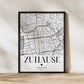 Personalisiertes Geschenk zum Einzug: Zuhause Poster mit Koordinaten Little Mathilda Little Mathilda Poster