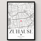 Personalisiertes Geschenk zum Einzug: Zuhause Poster mit Koordinaten Little Mathilda Little Mathilda Poster