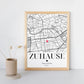 Personalisiertes Geschenk zum Einzug: Zuhause Poster mit Koordinaten Little Mathilda Little Mathilda Poster