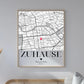 Personalisiertes Geschenk zum Einzug: Zuhause Poster mit Koordinaten Little Mathilda Little Mathilda Poster
