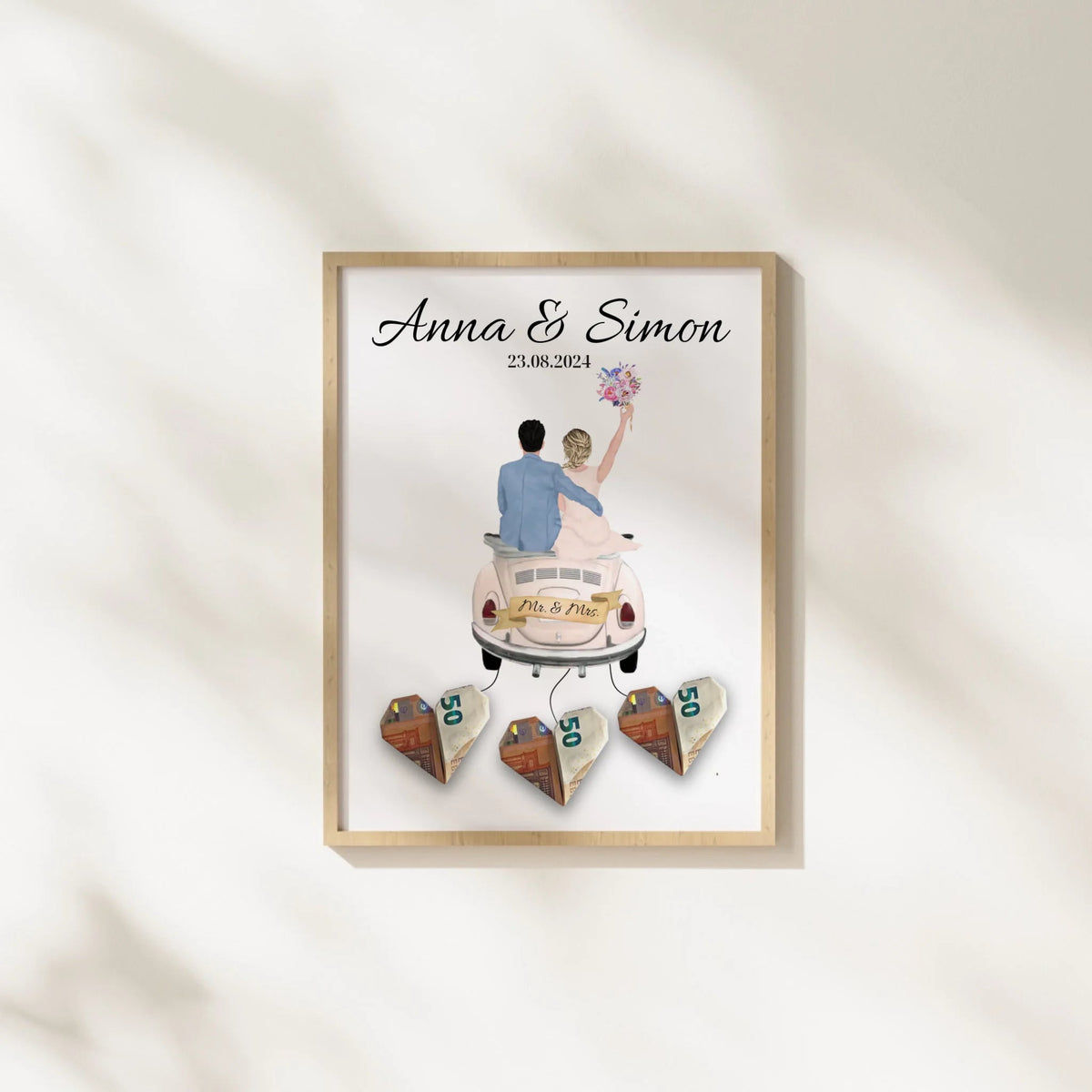 Personalisiertes Hochzeitsposter als Geldgeschenk Little Mathilda Little Mathilda Poster