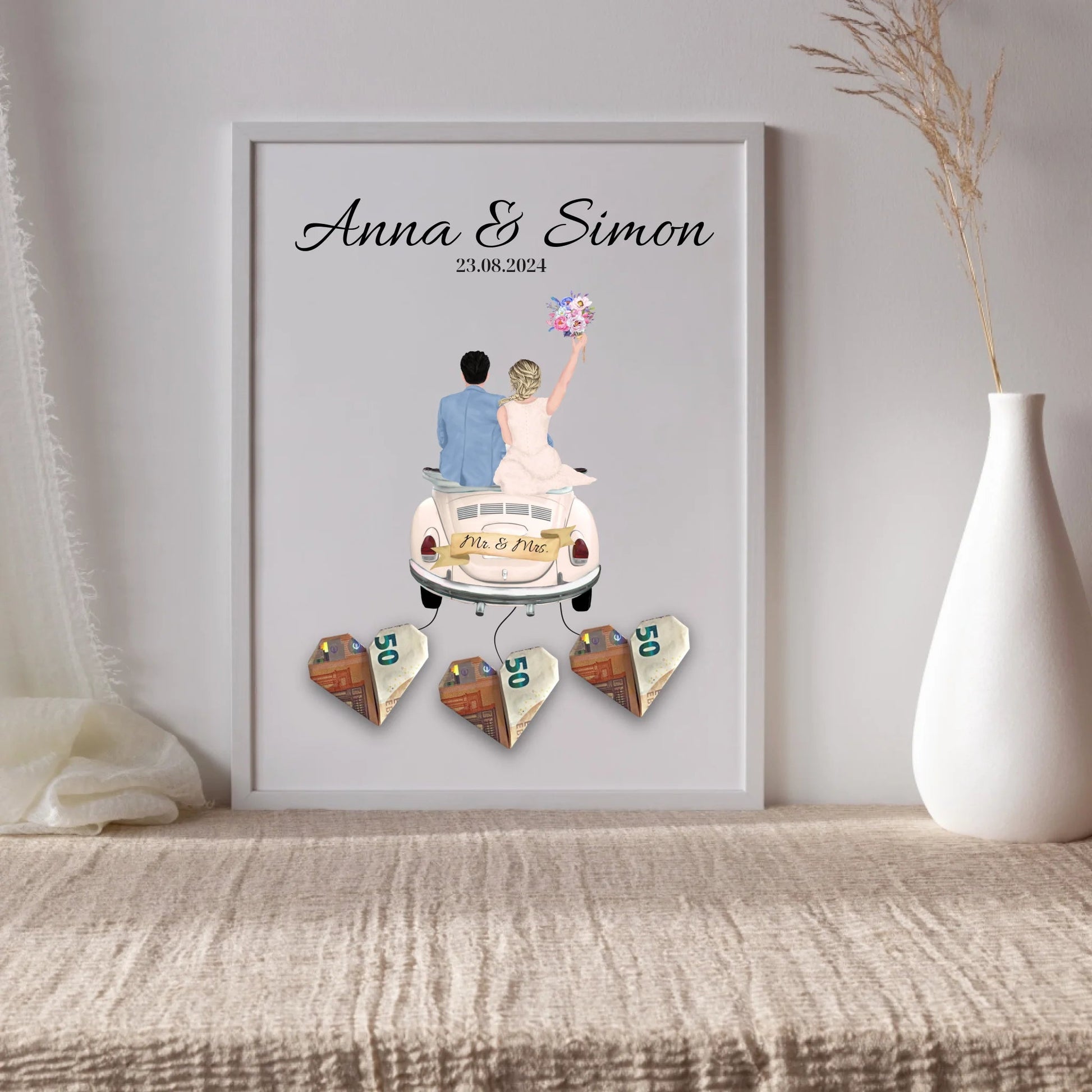 Personalisiertes Hochzeitsposter als Geldgeschenk Little Mathilda Little Mathilda Poster