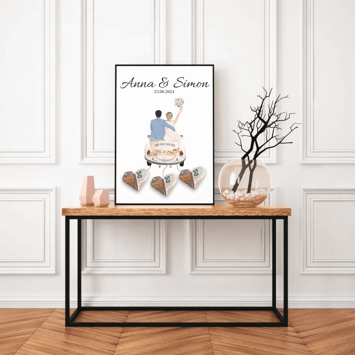 Personalisiertes Hochzeitsposter als Geldgeschenk Little Mathilda Little Mathilda Poster