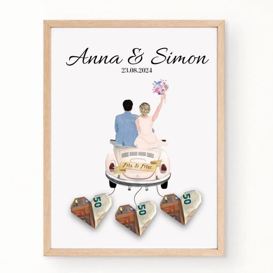 Personalisiertes Hochzeitsposter als Geldgeschenk Little Mathilda Little Mathilda Poster