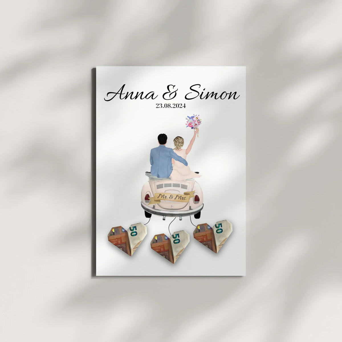 Personalisiertes Hochzeitsposter als Geldgeschenk Little Mathilda Little Mathilda Poster